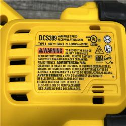 AS-IS DEWALT FLEXVOLT 60V MAX Cordless Brushless Reciprocating Saw (Tool Only)