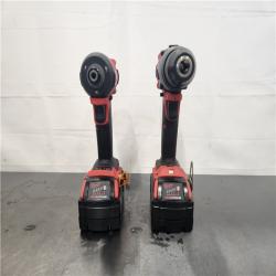 AS-IS- Milwaukee FUEL 18V Lithium-Ion Brushless Cordless Hammer Drill and Impact Driver Combo Kit (2-Tool) with 2 Batteries