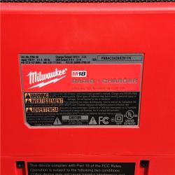 HOUSTON LOCATION - AS-IS M18 Lithium-Ion Cordless Jobsite Radio/Charger (TOOL ONLY)