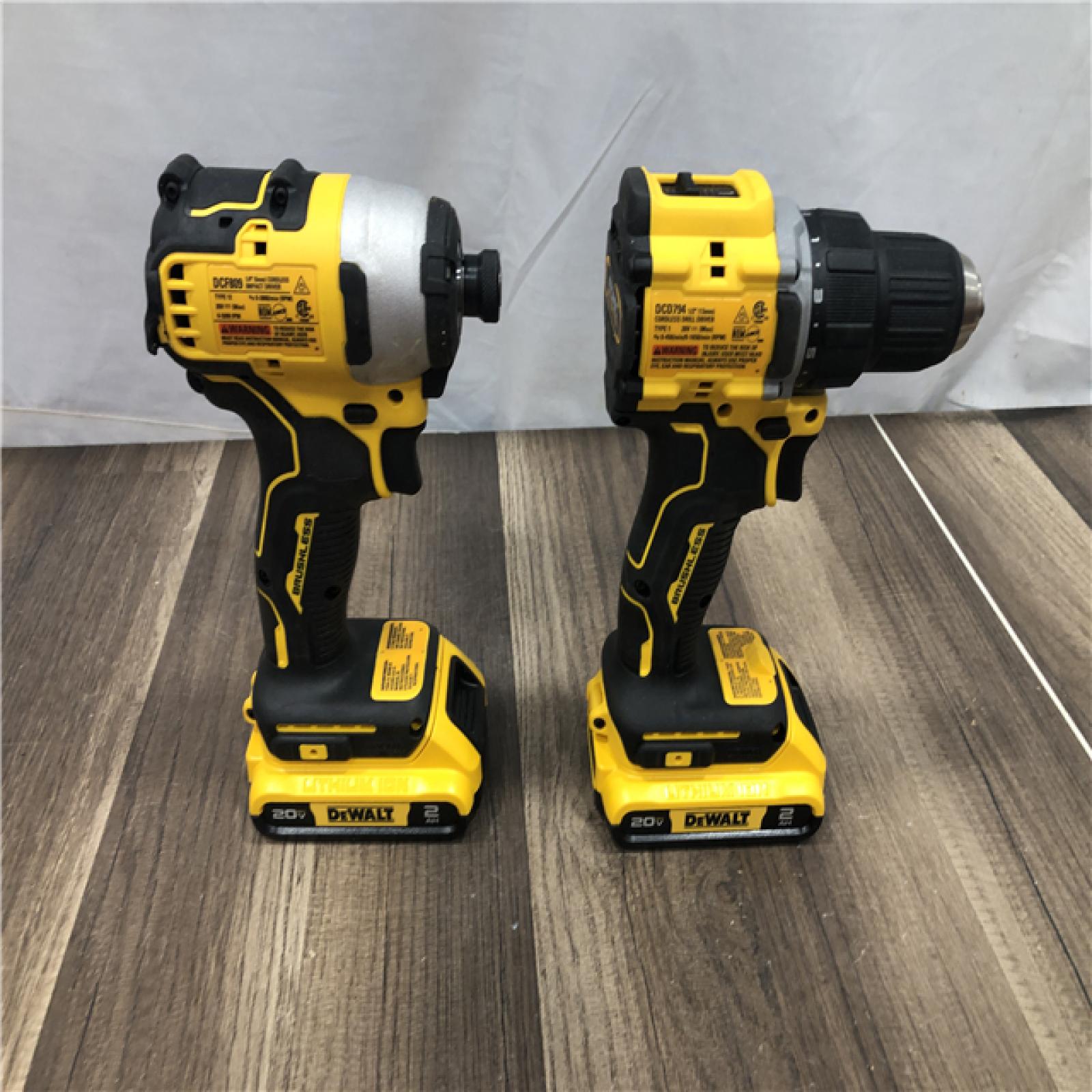 AS-IS DEWALT ATOMIC 20-Volt MAX Lithium-Ion Cordless Combo Kit