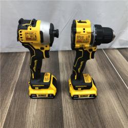 AS-IS DEWALT ATOMIC 20-Volt MAX Lithium-Ion Cordless Combo Kit
