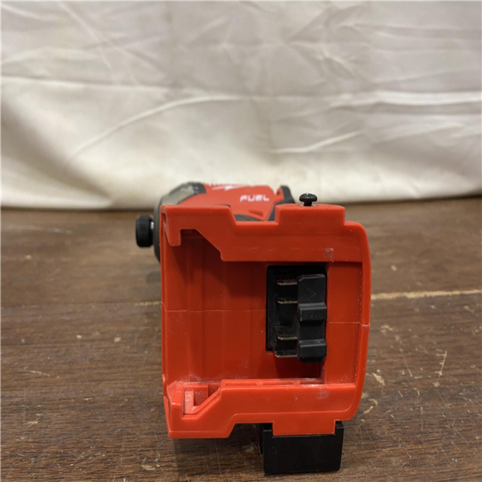 AS-IS Milwaukee 2953-20 18V Lithium-Ion Brushless Cordless 1/4   Hex Impact Driver Bare Tool  Red