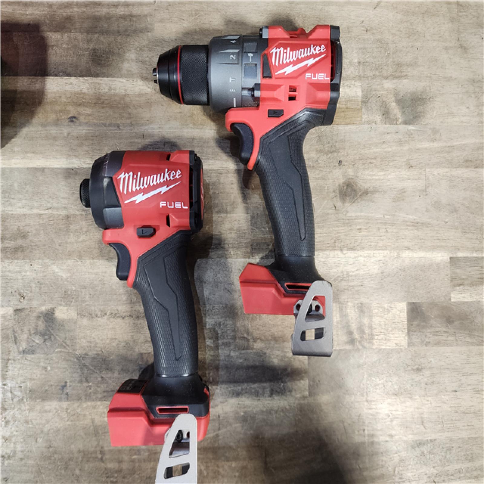 HOUSTON LOCATION - AS-IS MILWAUKEE FUEL 18V Lithium-Ion Brushless Cordless Hammer Drill and Impact Driver Combo Kit (2-Tool) with 2 Batteries