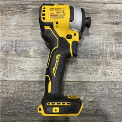 AS-IS DEWALT Atomic 20V Max Lithium-Ion Brushless Cordless Compact 1/4 in. Impact Driver Kit