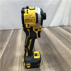 AS-IS DEWALT ATOMIC 20V MAX Lithium-Ion Cordless 1/4 in. Brushless Impact Driver Kit