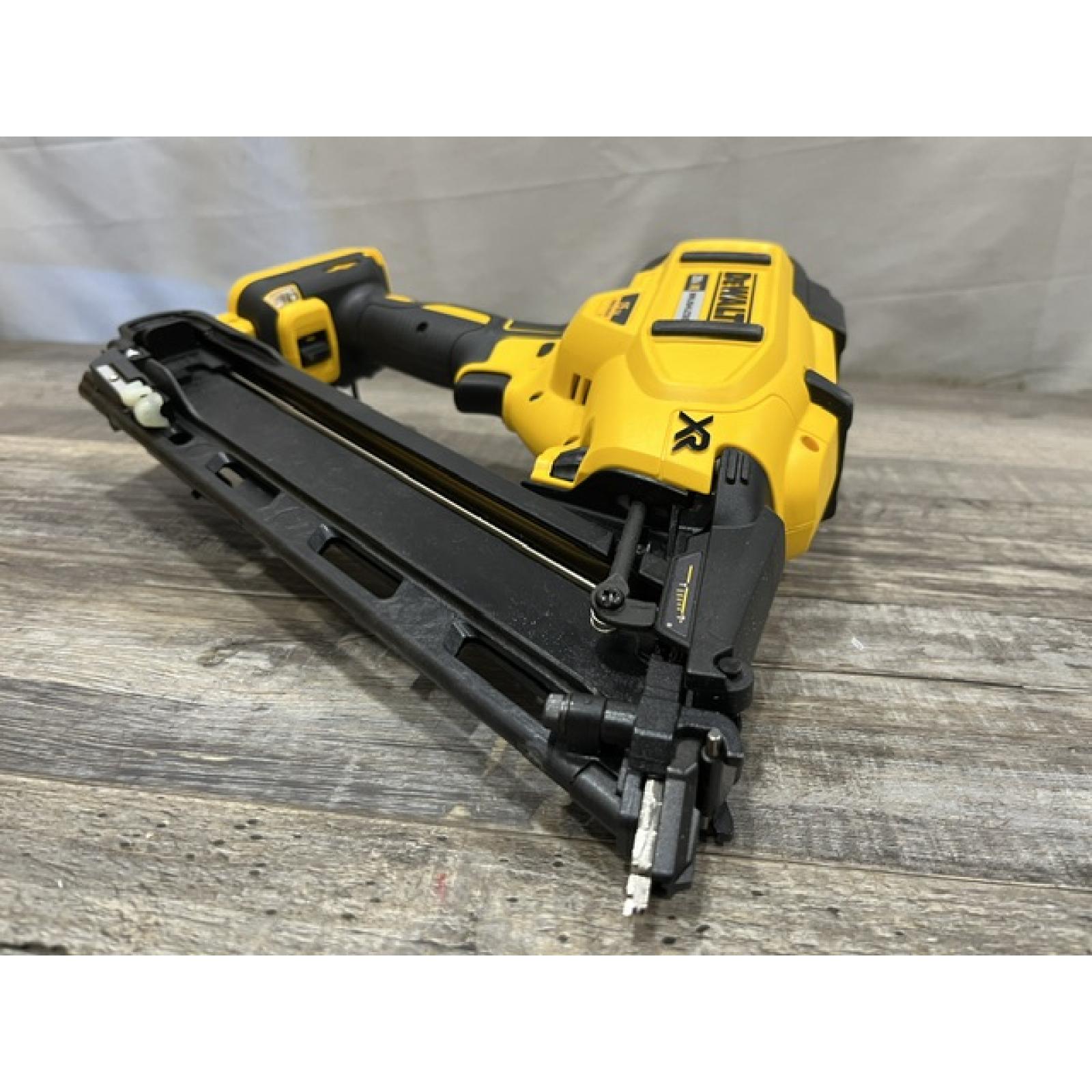 AS-IS DEWALT Cordless 20V MAX XR Angled Finish Nailer (Tool Only)
