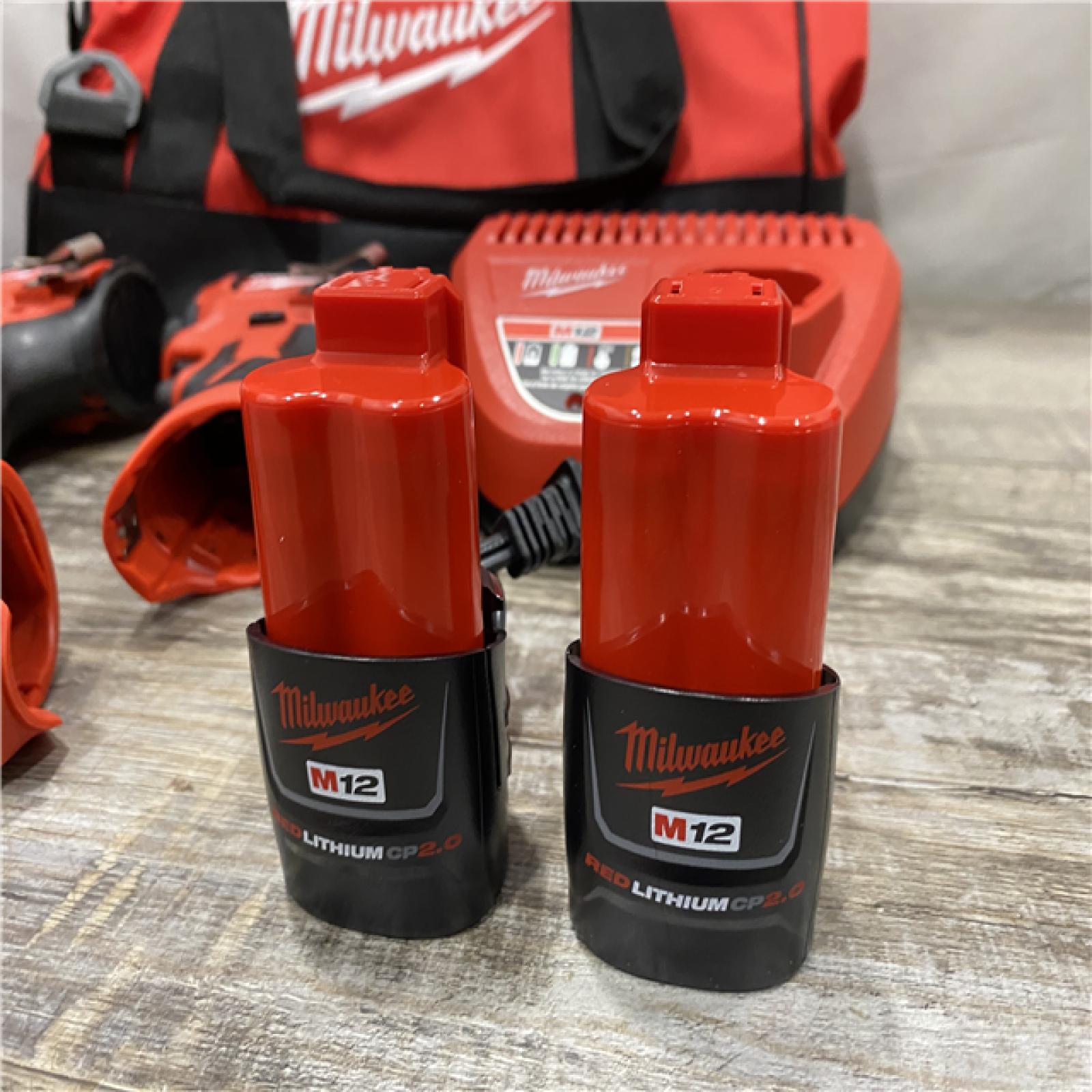 LIKE NEW - Milwaukee 12-Volt Lithium-Ion Brushless Cordless Subcompact Drill &Impact Driver Combo Kit