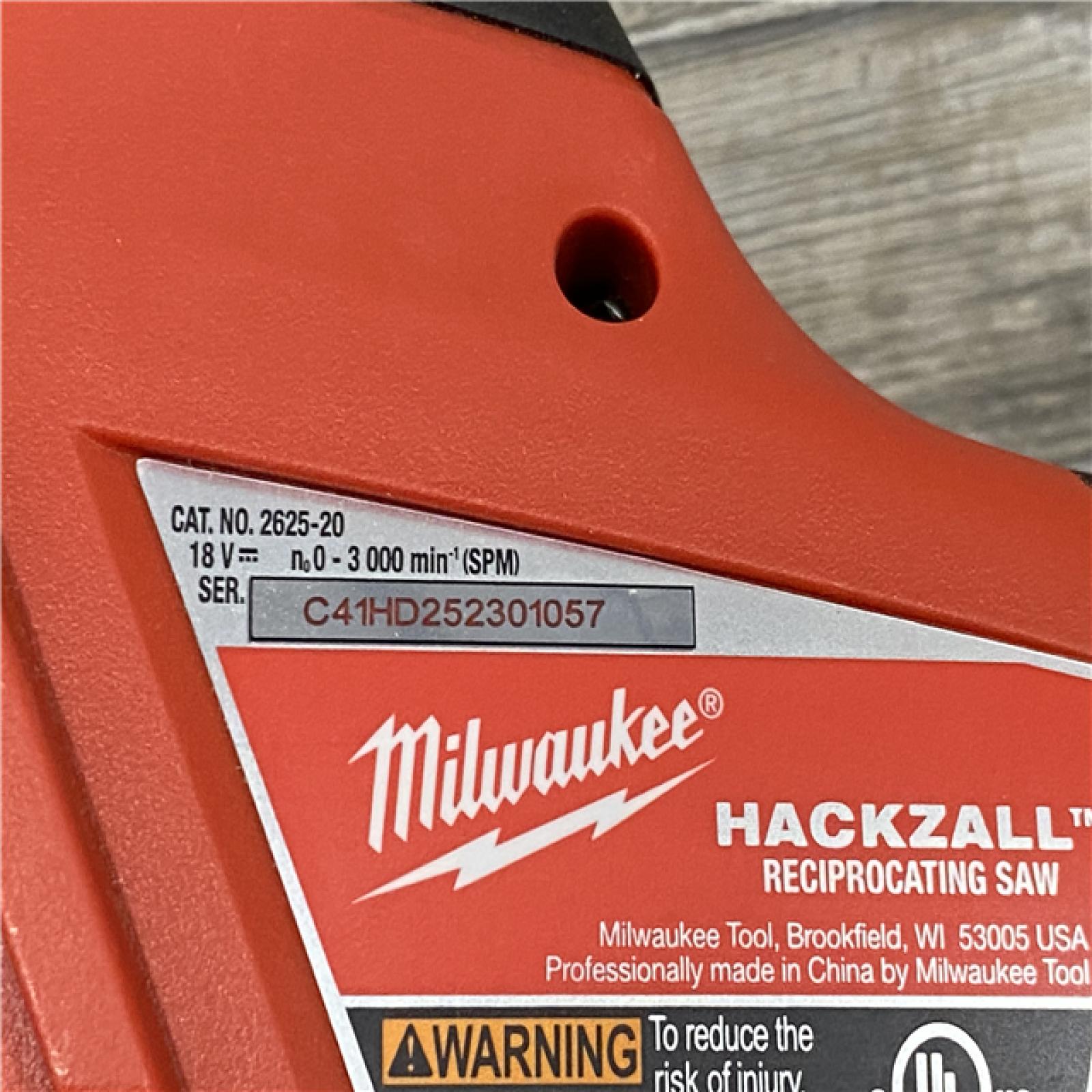 AS-IS Milwaukee 18V Lithium-Ion Cordless HACKZALL Reciprocating Saw (Tool-Only)