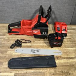 Houston Location AS-IS Milwaukee FUEL 16 in. 18V Lithium-Ion Brushless Battery Chainsaw Kit