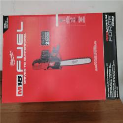 California NEW Milwaukee 20 Dual Battery Chainsaw Kit  Includes (2) Batteries & Charger