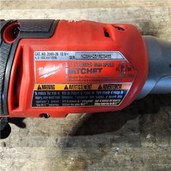HOUSTON LOCATION - AS-IS Milwaukee 2569-20 12V Cordless 3/8 Extended Reach High Speed Ratchet (Tool Only)