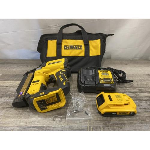 AS-IS DEWALT ATOMIC 20V MAX Lithium Ion Cordless 23 Gauge Pin Nailer Kit