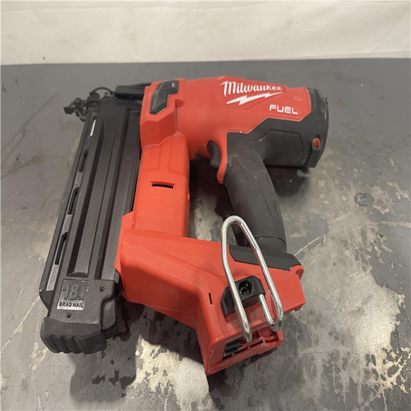 AS-IS- Milwaukee M18 FUEL 18 Gauge Brad Nailer (TOOL ONLY)