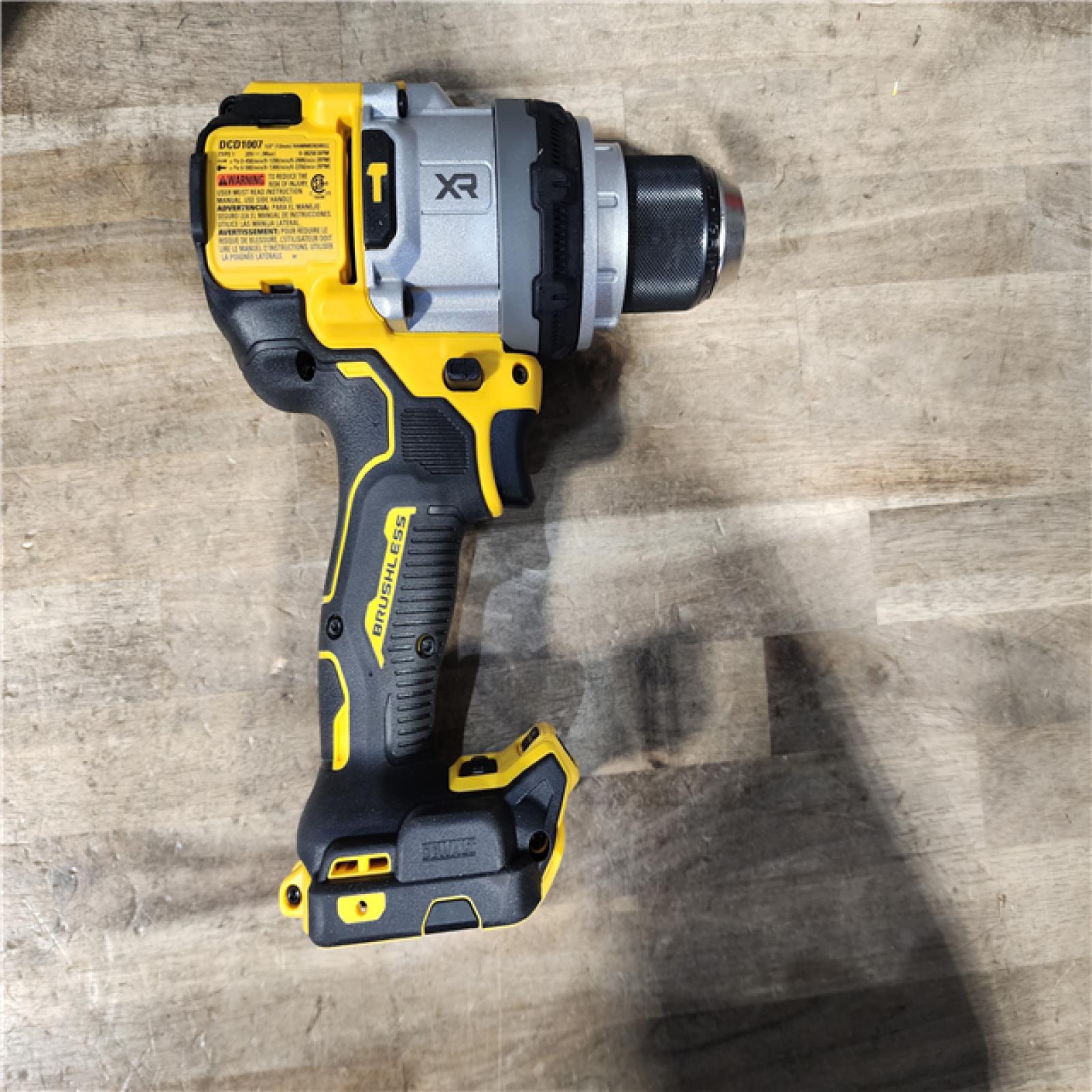 HOUSTON LOCATION - AS-IS (APPEARS LIKE NEW) DEWALT 20V XR Lithium-Ion Cordless Hammer Drill Kit with 8.0 Ah Battery  Charger and Kit Bag