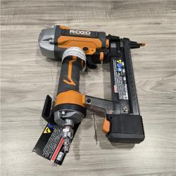 LIKE NEW! - Ridgid 18-Gauge 1-1/2 in. Finish Stapler, Contractor's Bag and (200) Staples