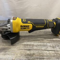 AS-IS DEWALT 20V XR Cordless 4-1/2. in. to 5 in. Variable Speed Angle Grinder (Tool Only)