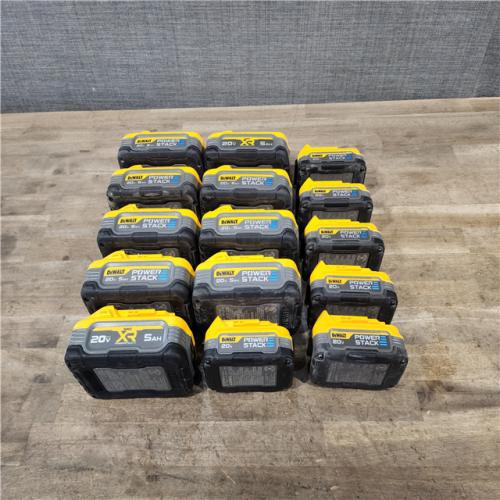 HOUSTON LOCATION - AS-IS DEWALT BATTERY PACK QTY - 15