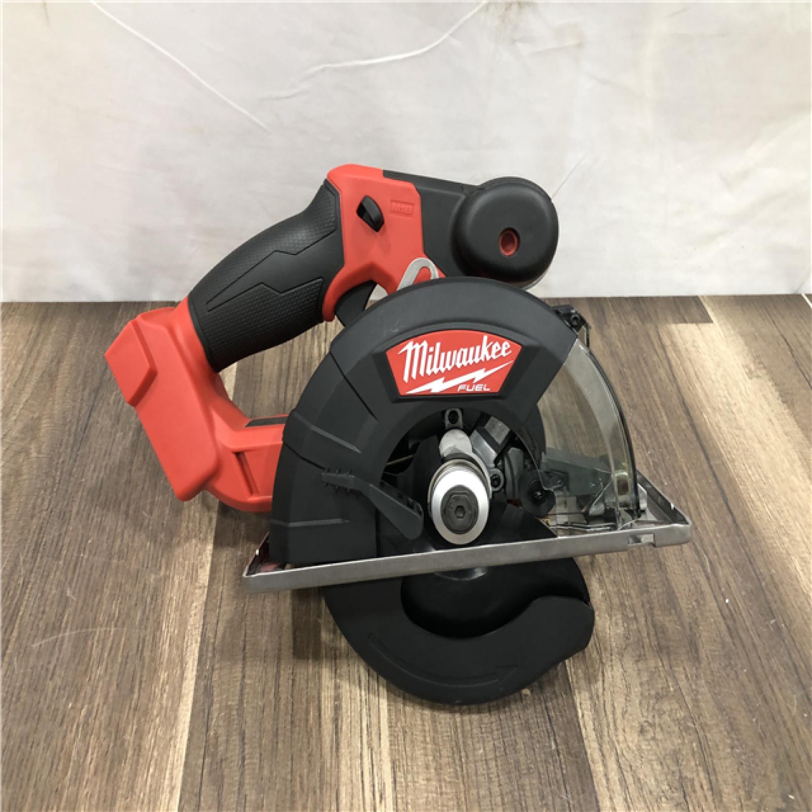 AS-IS Milwaukee FUEL 18V Lithium-Ion Brushless Cordless Metal Cutting 5-3/8 in. Circular Saw (Tool-Only)