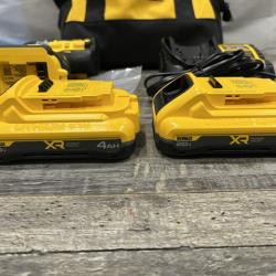 AS-IS DEWALT 20V XR Lithium-Ion Cordless Brushless 1/2 in. Drill/Driver Kit