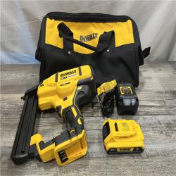 AS-IS DEWALT 20V MAX XR Lithium-Ion Cordless 18-Gauge Narrow Crown Stapler Kit