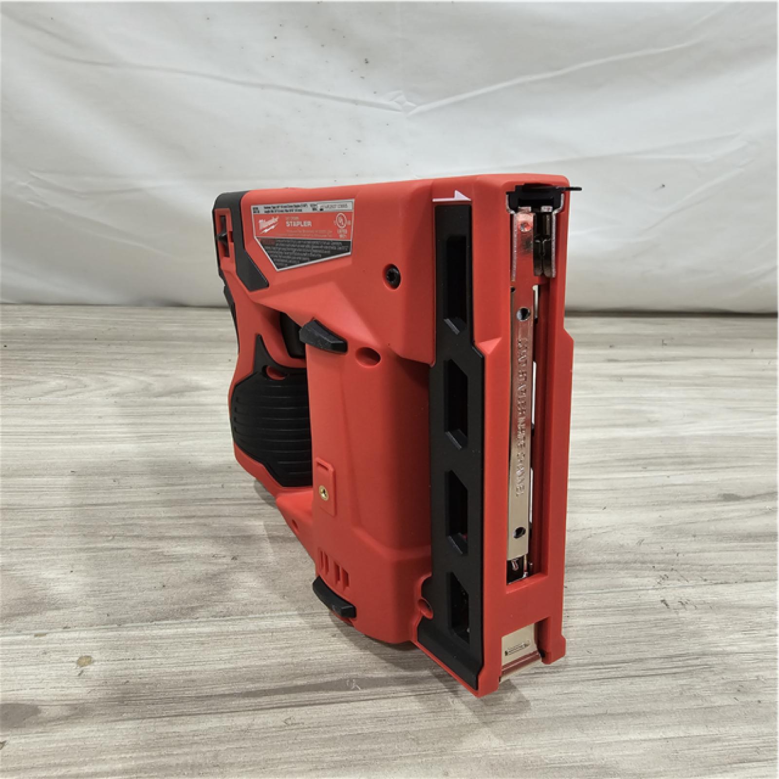 AS-IS Milwaukee12-Volt Lithium-Ion Cordless 3/8 in. Crown Stapler (Tool-Only)