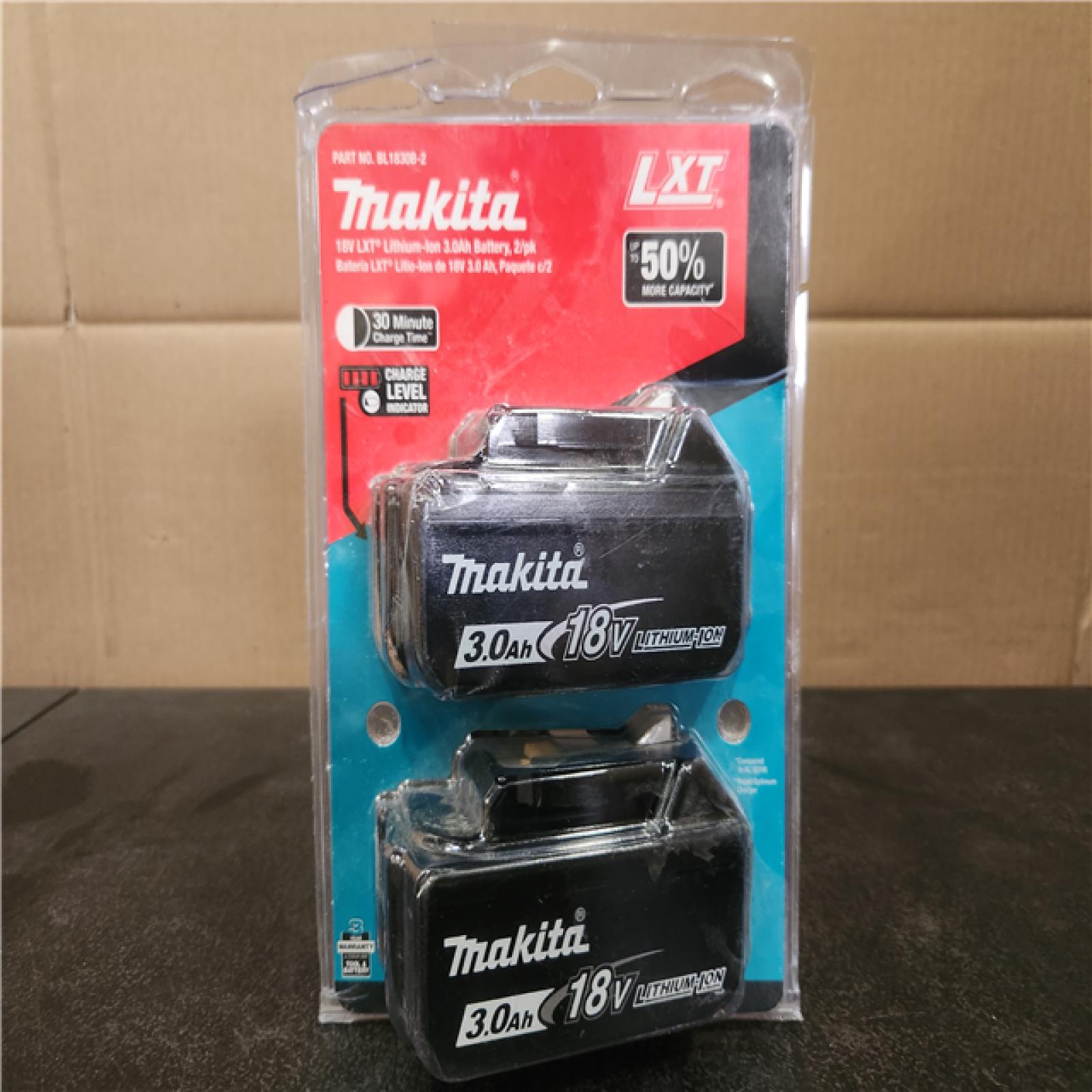 Phoenix NEW Makita 18V LXT Lithium-Ion High Capacity Battery Pack 3.0Ah with Fuel Gauge (2-Pack)