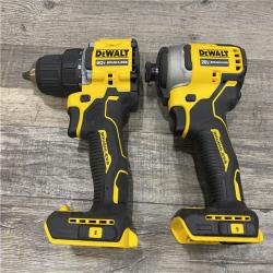 AS-IS DEWALT ATOMIC 20-Volt MAX Lithium-Ion Cordless (2-Tool) Combo Kit