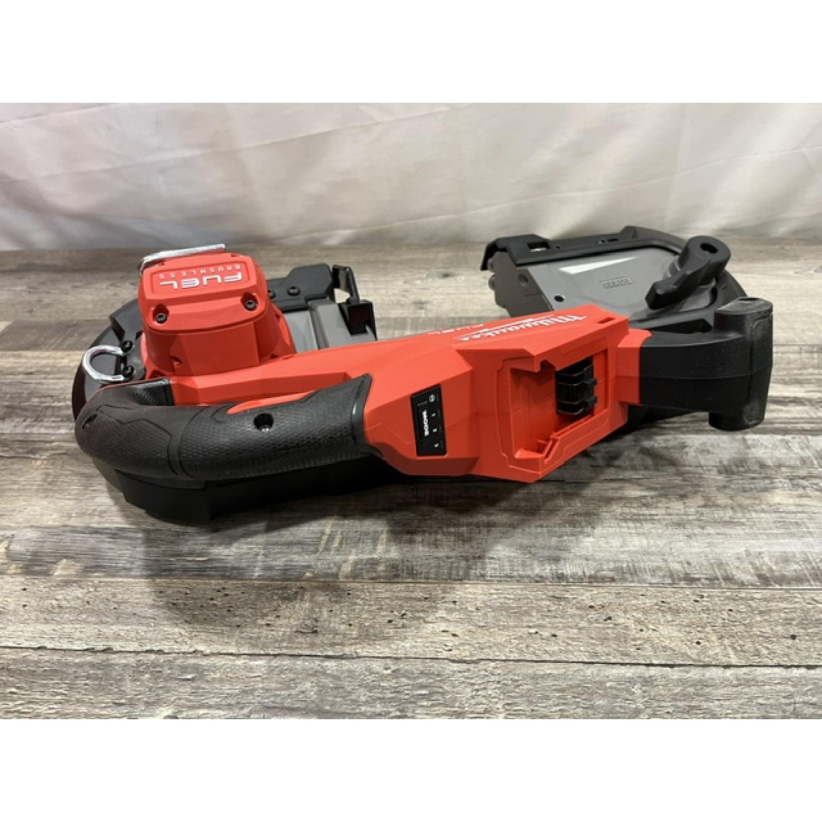 AS-IS Milwaukee FUEL 18V Lithium-Ion Brushless Cordless Deep Cut Band Saw (Tool-Only)