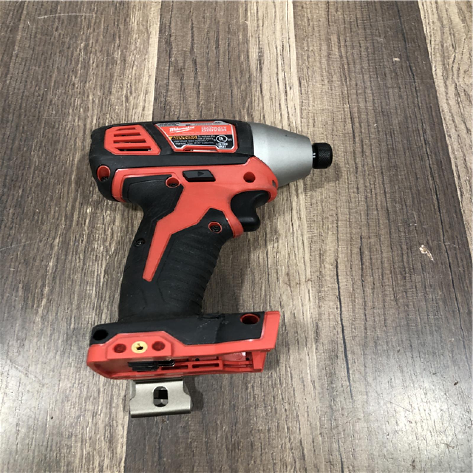 AS-IS Milwaukee 18V Lithium-Ion Cordless 1/4 in. Hex Impact Driver (Tool-Only)