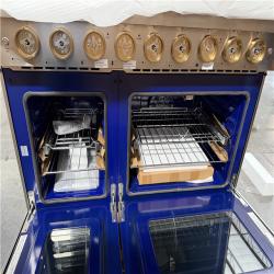 California AS-IS Thor Kitchen Gordon Ramsay Collection, 48 Inch Freestanding Gas Range w/Double Oven; Stainless Steel; Appears in Excellent Condition