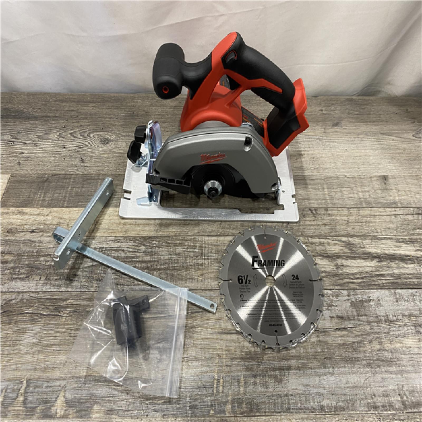 AS-IS Milwaukee 18V Lithium-Ion Cordless 6-1/2 in. Circular Saw (Tool-Only)