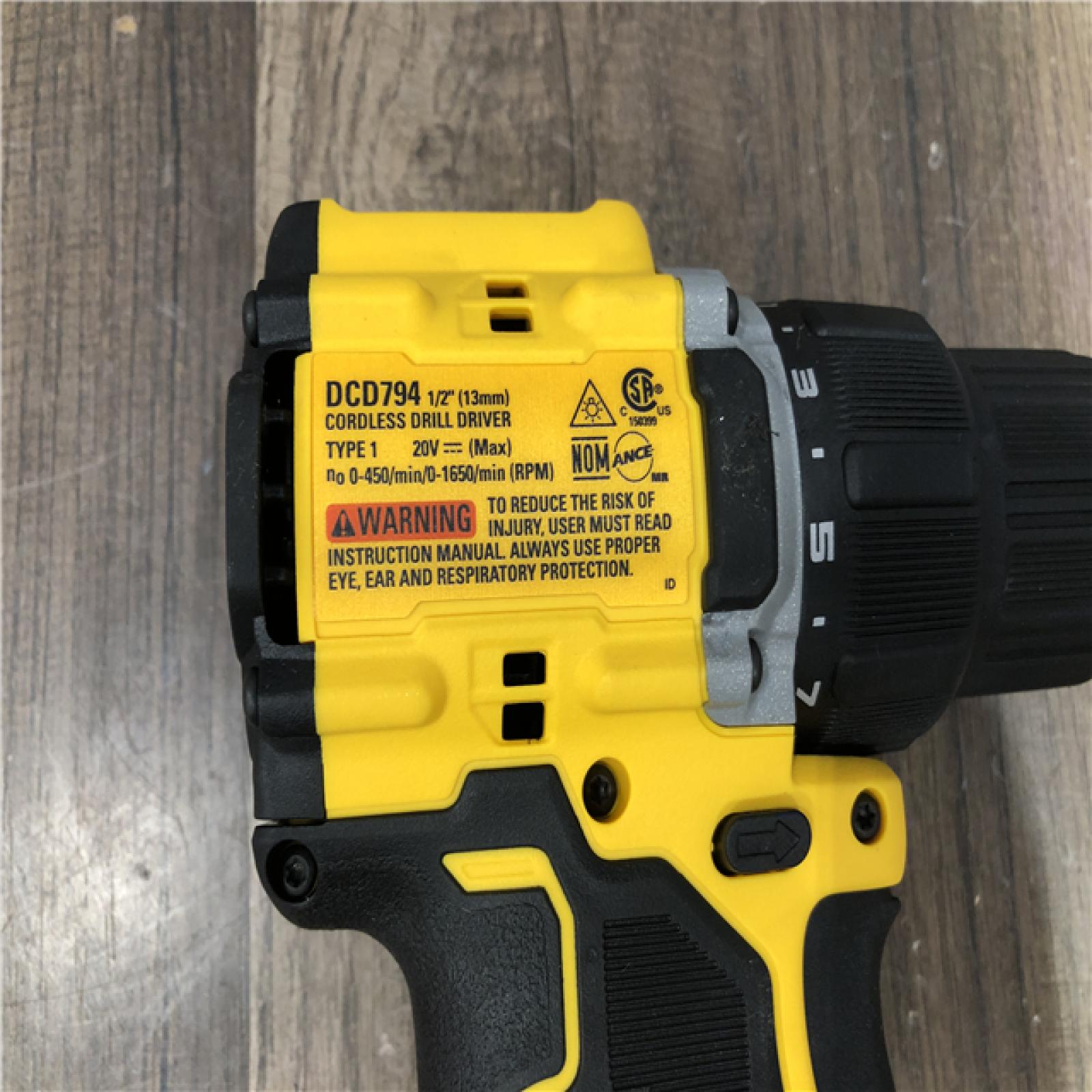 AS-IS DEWALT ATOMIC 20-Volt MAX Brushless Cordless 1/2 in. Drill Driver (Tool-Only)