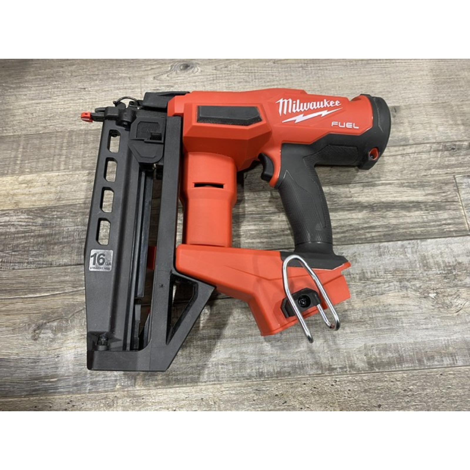 AS-IS Milwaukee  FUEL 18-Volt Lithium-Ion Brushless Cordless Gen ll 16-Gauge Straight Finish Nailer (Tool Only)