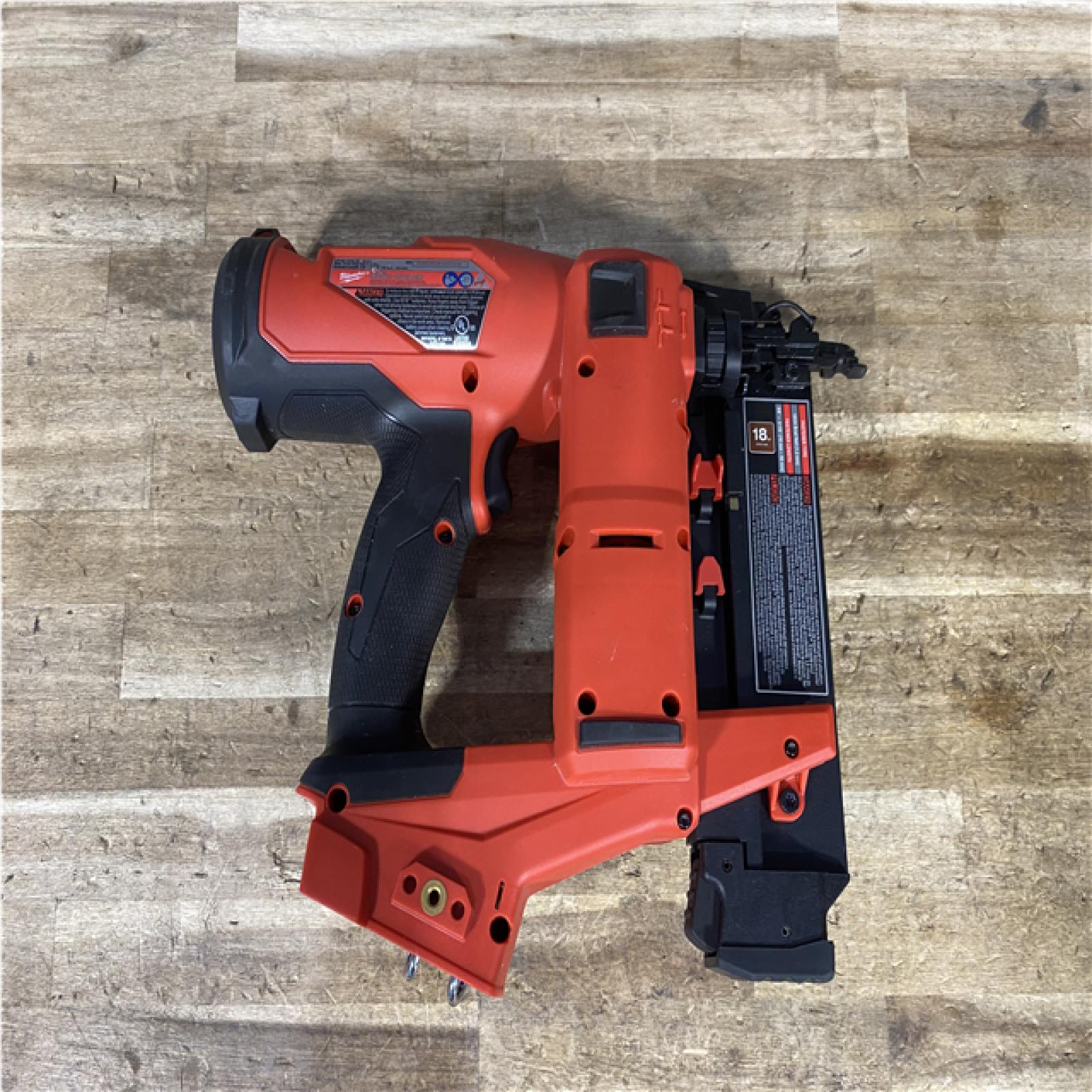 Houston Location AS-IS Milwaukee FUEL 18-Volt Lithium-Ion Brushless Cordless Gen II 18-Gauge Brad Nailer (Tool-Only)
