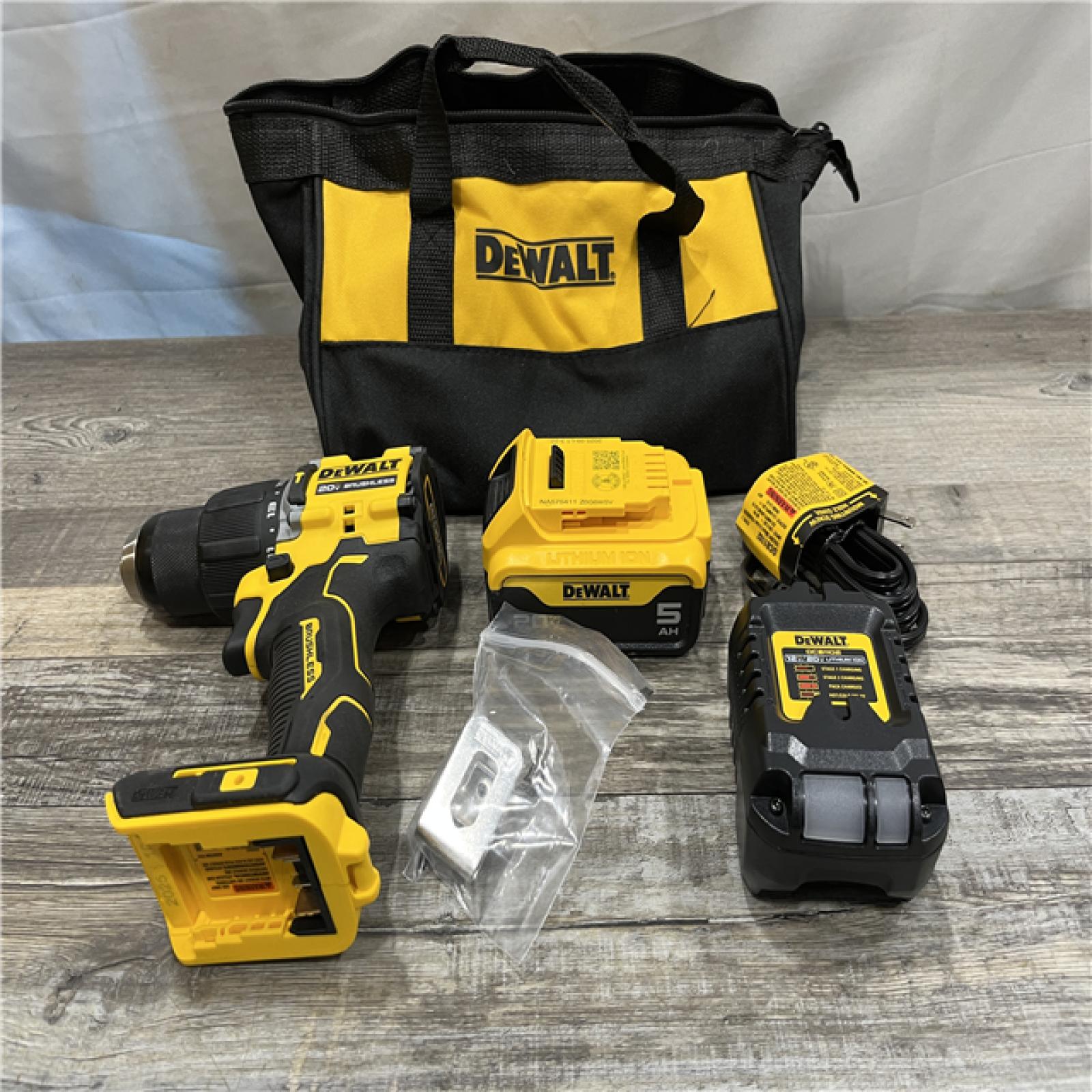 AS-IS DEWALT ATOMIC 20V Lithium-Ion Cordless 1/2 in. Hammer Drill Kit