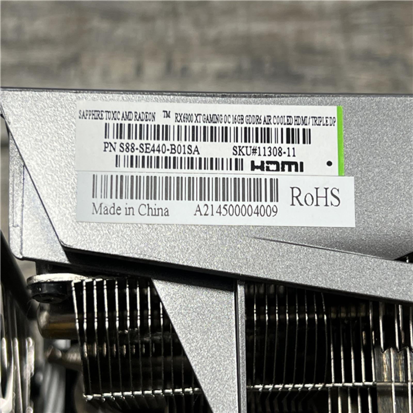 AS-IS Sapphire TOXIC AMD Radeon RX 6900 XT GAMING OC 16GB GDDR6