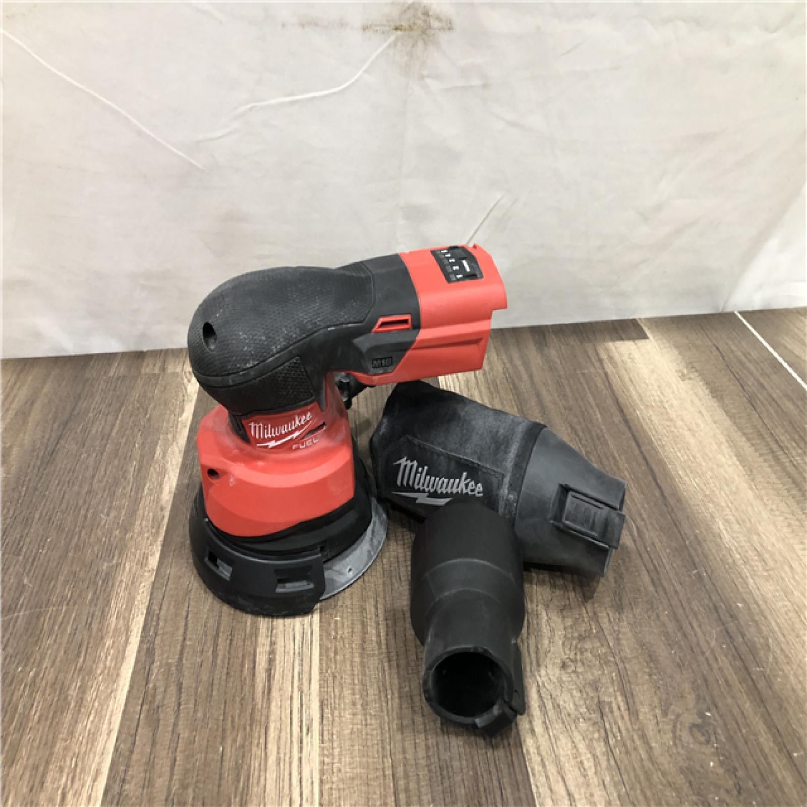 AS-IS Milwaukee 18V Lithium-Ion Brushless Cordless FUEL 5 in. Random Orbit Sander (Tool-Only)