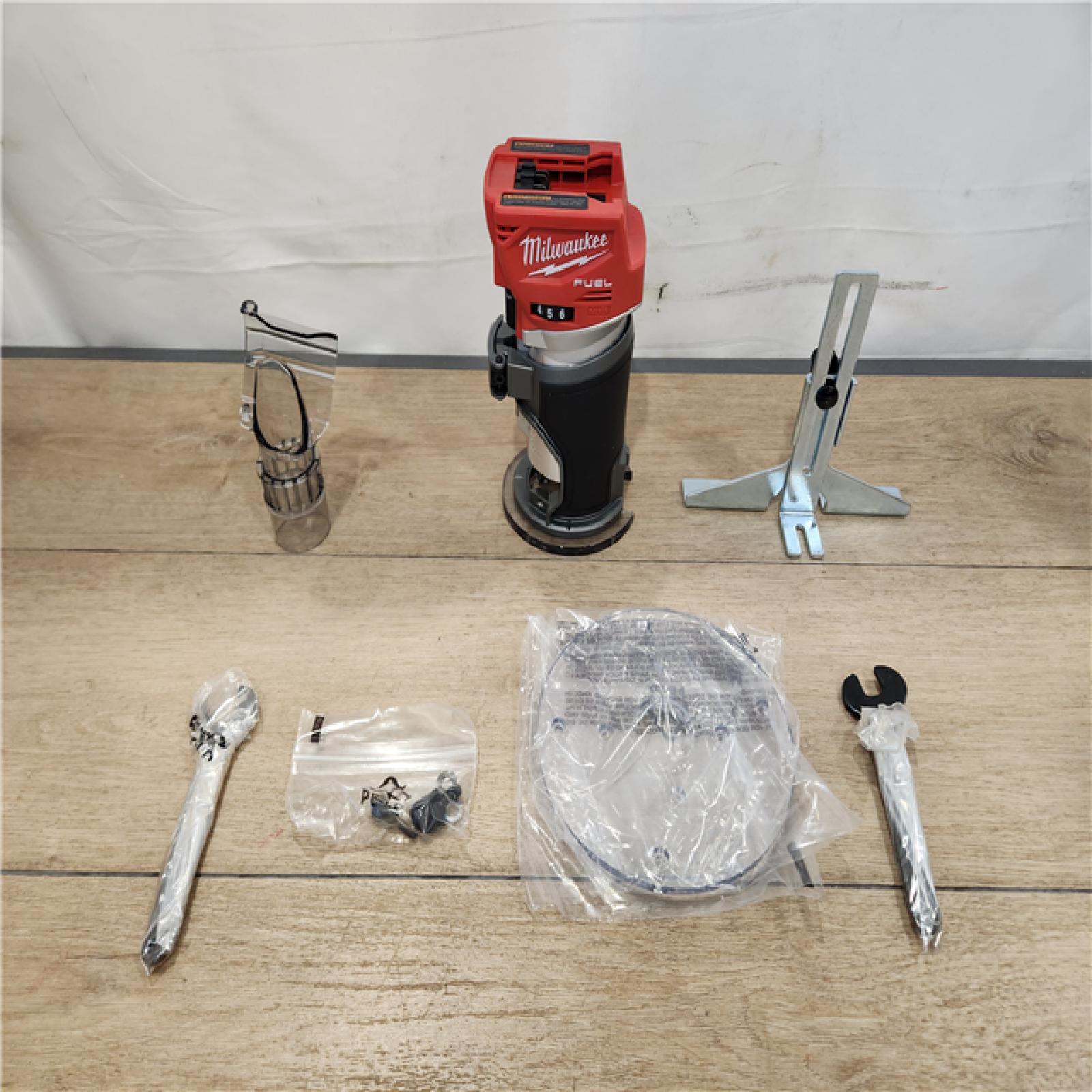 AS-IS- Milwaukee M18 FUEL 18V Cordless Li-Ion Compact Router - Bare Tool