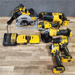 HOUSTON LOCATION - AS - IS DEWALT 20V MAX Lithium-Ion Cordless 6-Tool Combo Kit