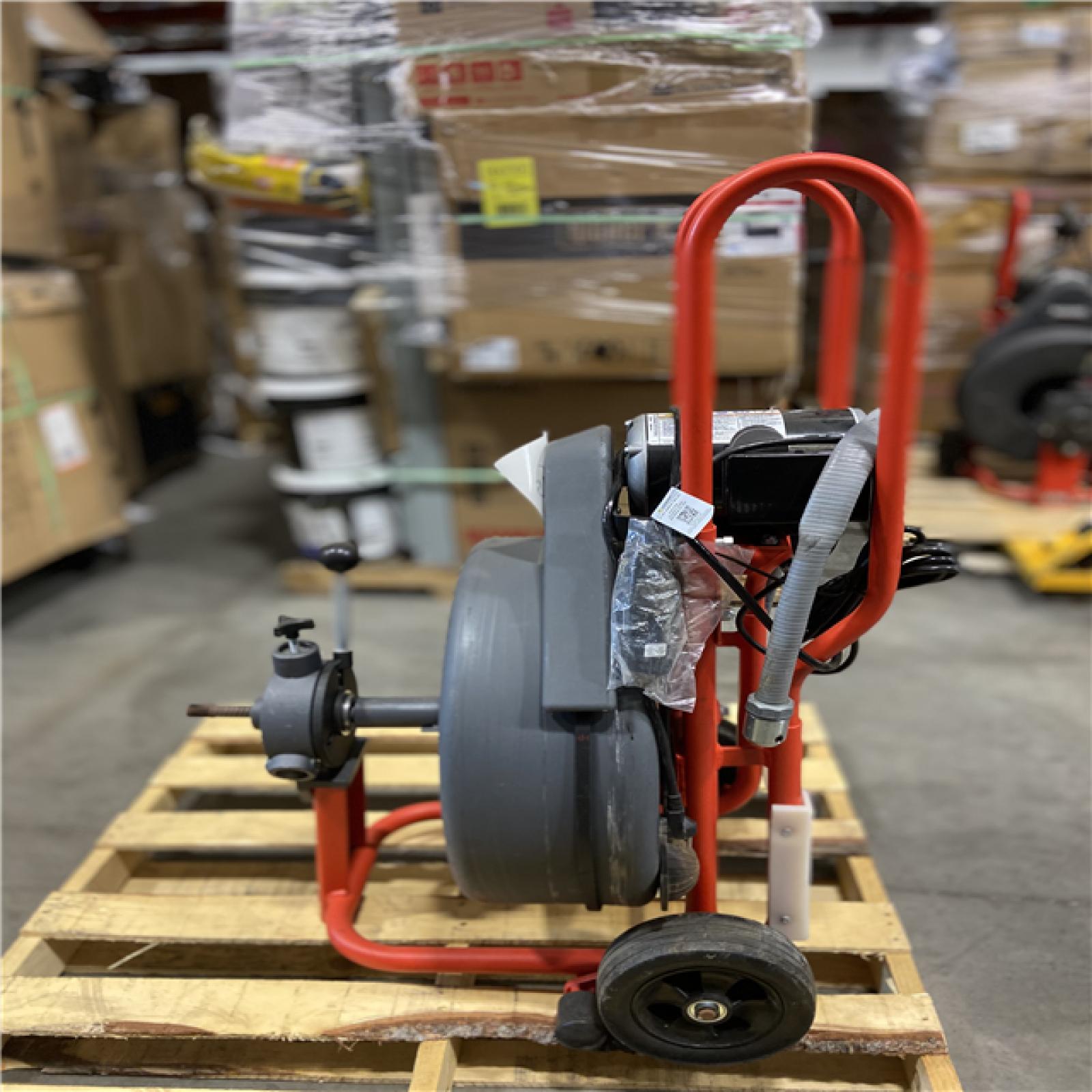 DALLAS LOCATION - RIDGID K-750 Drain Cleaning Snake Auger Drum Machine