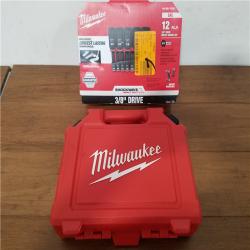 California AS-IS Milwaukee 12 piece 3/8 Drive Impact Socket Kit w/Case