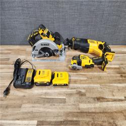 HOUSTON LOCATION - AS - IS DEWALT 20V MAX Lithium-Ion Cordless 3-Tool Combo Kit