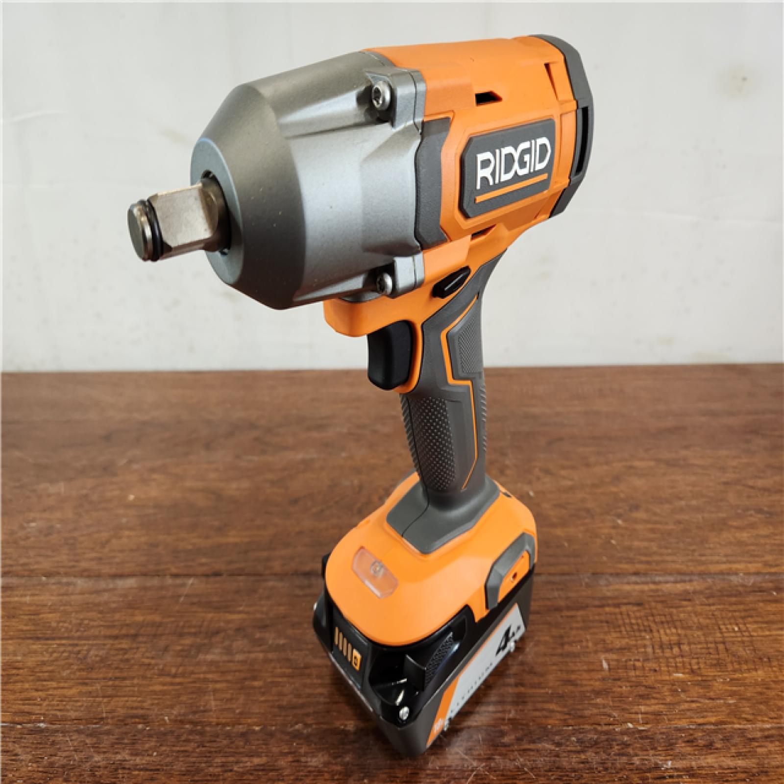 AS-IS RIDGID 18V Brushed Cordless 3-Speed 1/2 in. Impact Wrench Kit