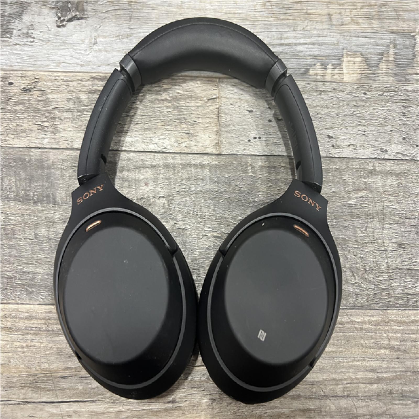 AS-IS Sony WH1000XM3 Black Wireless Bluetooth Headphones