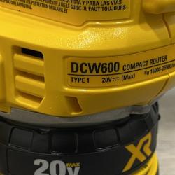 AS-IS DEWALT 20V MAX XR Cordless Brushless Fixed Base Compact Router (Tool Only)
