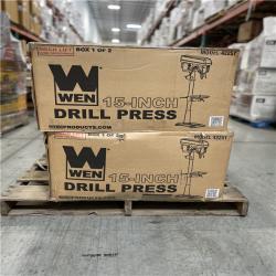 DALLAS LOCATION- WEN 15IN. DRILL PRESS BOX 1 OF 2 MODEL# 4225T PALLET (6 UNITS)