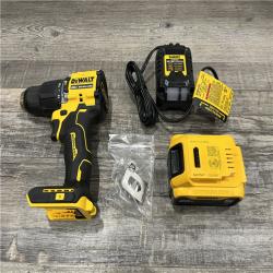 AS-IS DEWALT ATOMIC 20V Lithium-Ion Cordless 1/2 in. Hammer Drill Kit