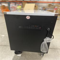 DALLAS LOCATION - Tool Storage 84 in. W x 24 in. D Heavy Duty Mobile Workbench Tool Chest with Stainless Steel Work Top in Matte Black