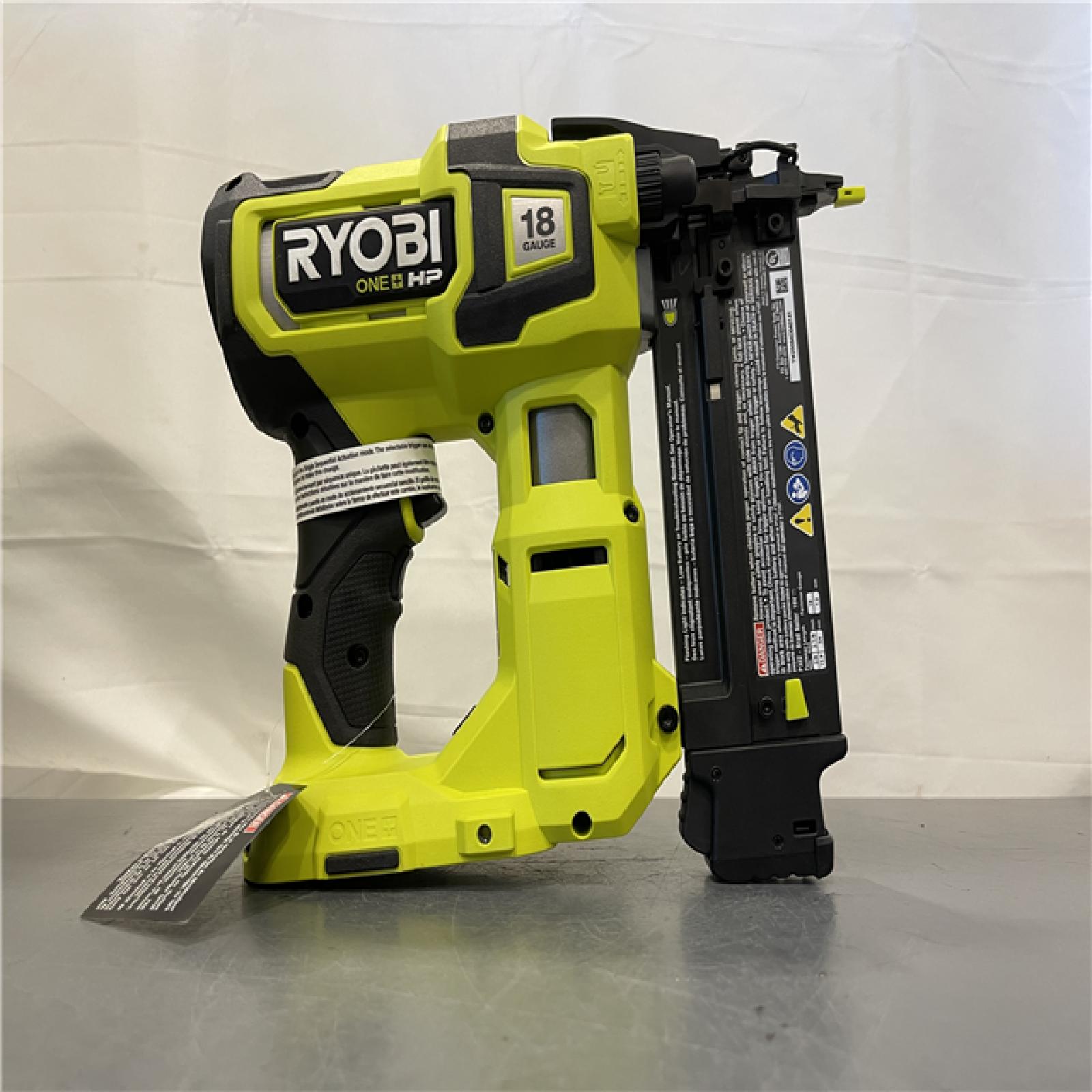 AS-IS - RYOBI ONE+ HP 18V 18-Gauge Brushless Cordless AirStrike Brad Nailer
