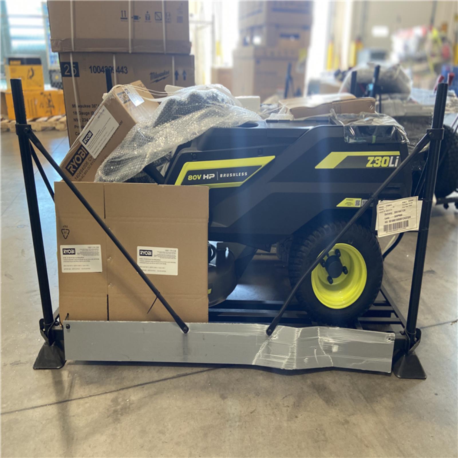DALLAS LOCATION - RYOBI 80V HP Brushless 30 in. Battery Electric Cordless Zero Turn Riding Mower with (2) 80V 10 Ah Batteries and Charger